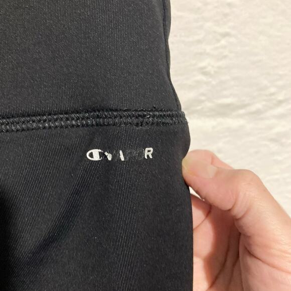Champion Performance Black and Blue Print Leggings - Size S - Picture 9 of 10